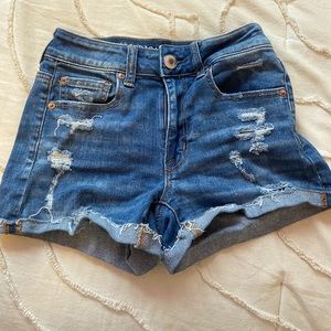 denim shorts